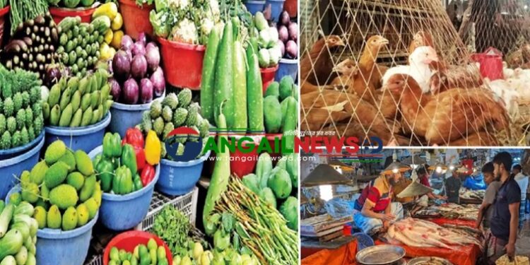 টাঙ্গাইলে নিত্যপণ্যের দামে অস্বাভাবিক ঊর্ধ্বগতি ॥ অস্বস্তিতে নিম্ন ও মধ্যবিত্তরা