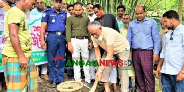 ভূঞাপুরের গোবিন্দাসীতে খাল পুনঃখননের উদ্বোধন