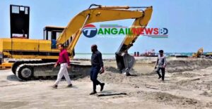 ভূঞাপুরে যমুনার তীরে চর কাটার দায়ে জরিমানা ও কারাদণ্ড