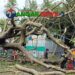 কয়েক মিনিটের ঘূণিঝড়ে তছনছ কালিহাতীর কস্তুরীপাড়া বাজার