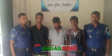 বাসাইলে ১২ পিস ইয়াবাসহ তিন মাদক কারবারিকে গ্রেপ্তার