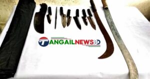 ভূঞাপুরে যমুনায় নৌ ডাকাতির প্রস্তুতিকালে দেশীয় অস্ত্রসহ ৫ জন আটক