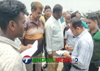 ভূঞাপুরে যমুনায় অবৈধভাবে বালু উত্তোলনের দায়ে লাখ টাকা জরিমানা