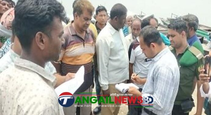 ভূঞাপুরে যমুনায় অবৈধভাবে বালু উত্তোলনের দায়ে লাখ টাকা জরিমানা