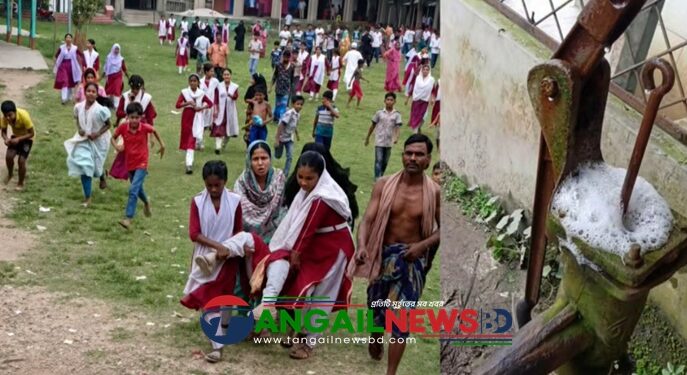 নাগরপুরে স্কুলের টিউবওয়েলে পানি পান করে শিক্ষার্থীরা অসুস্থ