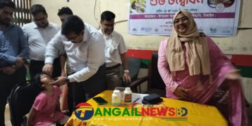 কালিহাতীতে জাতীয় ভিটামিন 'এ' প্লাস ক্যাম্পেইনের উদ্বোধন