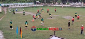 টাঙ্গাইলে বিশ্বকাপ উপলক্ষে ফোরটি আপ ব্রাদার্স ক্লাবের প্রীতি ফুটবল ম্যাচ অনুষ্ঠিত