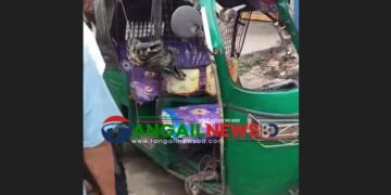 এলেঙ্গায় বাস-সিএনজির সংঘর্ষে নারী নিহত ॥ আহত ২ জন