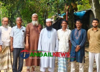 ঘাটাইলে ক্যান্সার আক্রান্ত মোত্তালিবের পাশে মানবতার মেলবন্ধন