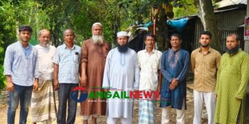 ঘাটাইলে ক্যান্সার আক্রান্ত মোত্তালিবের পাশে মানবতার মেলবন্ধন