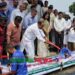 টাঙ্গাইলের ৮টি জলাশয়ে মাছের পোনা অবমুক্ত