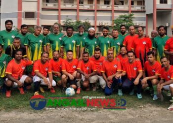 ফোরটি আপ ব্রাদার্স ক্লাবের ঈদ পূর্নমিলনী প্রীতি ফুটবল ম্যাচ অনুষ্ঠিত