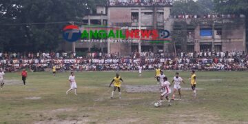 টাঙ্গাইল জেলা প্রশাসক গোল্ডকাপ ফুটবলে ৬টি উপজেলা দল সুপার সিক্সে