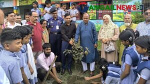 গোপালপুরে ১৬১ সরকারি প্রাথমিক স্কুলে বৃক্ষরোপণ কর্মসূচির উদ্বোধন