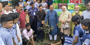 গোপালপুরে ১৬১ সরকারি প্রাথমিক স্কুলে বৃক্ষরোপণ কর্মসূচির উদ্বোধন