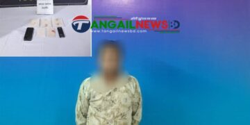 যমুনা সেতু এলাকায় ৪৩০ গ্রাম হেরোইনসহ মাদক কারবারী স্বামী-স্ত্রী গ্রেপ্তার