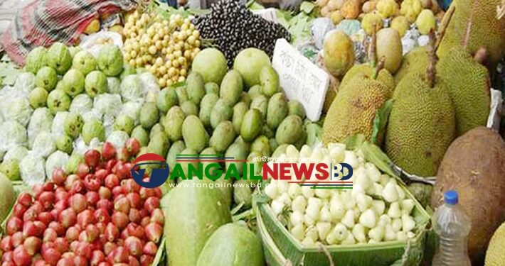 টাঙ্গাইলে রঙে-রসে মধু মাস ॥ পরিপূর্ণ ফলের বাজার