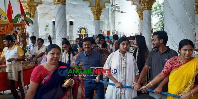 টাঙ্গাইলে শেষ হয়েছে নয়দিন ব্যাপী রথযাত্রা উৎসব