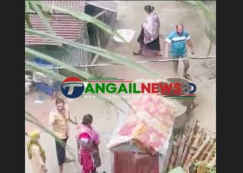 বাসাইলের কাশিলে সালিশ শেষে নারীসহ ৩ জনকে কুপিয়ে আহত