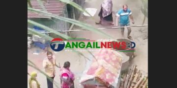 বাসাইলের কাশিলে সালিশ শেষে নারীসহ ৩ জনকে কুপিয়ে আহত