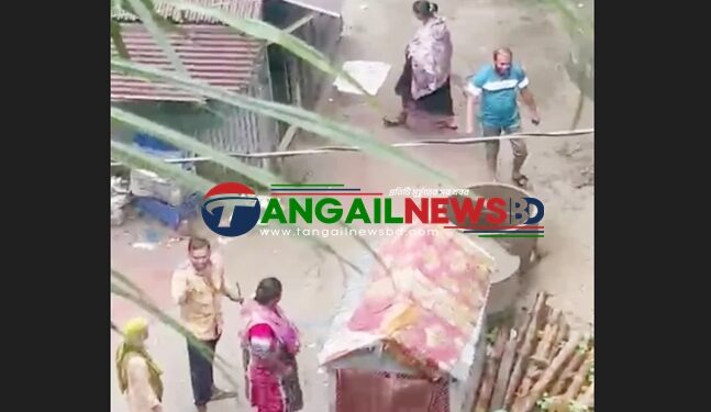 বাসাইলের কাশিলে সালিশ শেষে নারীসহ ৩ জনকে কুপিয়ে আহত