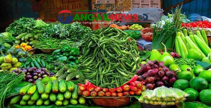 টাঙ্গাইলে বৃষ্টি ও বন্যা পরিস্থিতিতে বাজারে বেড়েছে কয়েকটি পণ্যের দাম