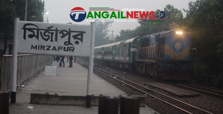 মির্জাপুরে ট্রেনে কাটা পড়ে অজ্ঞাত যুবক নিহত