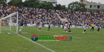 জেলা প্রশাসক গোল্ডকাপ ফুটবলে ভূঞাপুরকে হারালো গোপালপুর