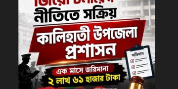 কালিহাতী প্রশাসন বিভিন্ন অভিযানে এক মাসে ২ লাখ ৬১ হাজার টাকা জরিমানা
