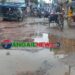 গোপালপুর পুরাতন পৌর চত্বরে খানাখন্দে বেহাল সড়ক