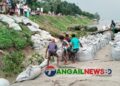 যমুনায় পানি বৃদ্ধি অব্যাহত ॥ গোপালপুরে শাখারিয়ায় ঝুঁকিপূর্ণ বন্যা নিয়ন্ত্রণ বাঁধ