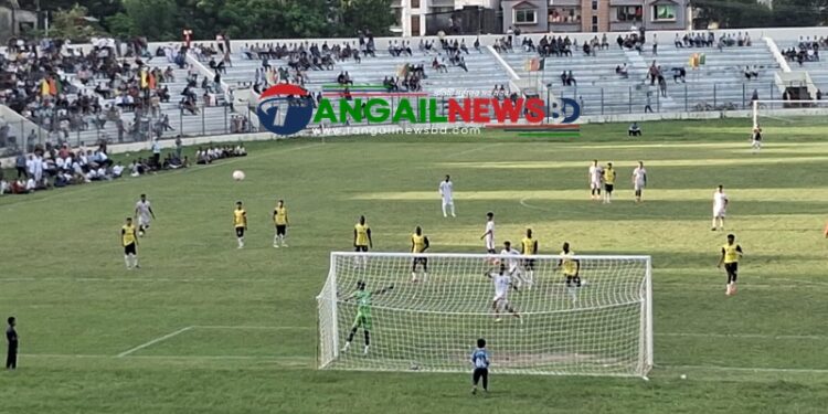 জেলা প্রশাসক গোল্ডকাপ ফুটবলে টাঙ্গাইল সদর সেমিফাইনালে
