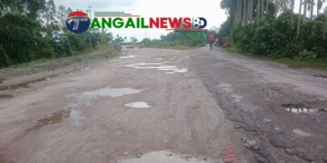 দেলদুয়ার-লাউহাটী-সাটুরিয়া মহাসড়কের টাঙ্গাইল অংশের কাজ যেন শেষই হচ্ছে না!