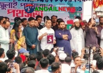 বৃষ্টি উপেক্ষা করে সখীপুরে এনসিপির ‘জুলাই পথযাত্রা’ অনুষ্ঠিত