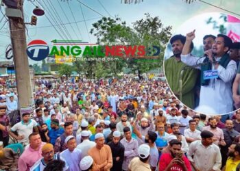 জুলাই শহীদদের স্মরণ ছাড়াই ভূঞাপুরে এনসিপির পদযাত্রা ॥ ক্ষুব্ধ স্থানীয়রা