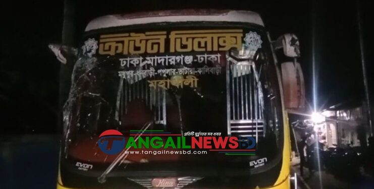 মধুপুরে বাস-ট্রাকের সংঘর্ষে নারী-শিশুসহ নিহত ৩ জন ॥ আহত ১৭