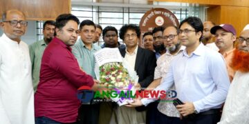 মাভাবিপ্রবিতে নতুন প্রো-ভাইস চ্যান্সেলর হিসেবে অধ্যাপক আনিছুরের যোগদান
