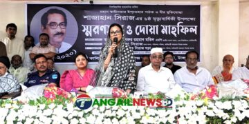 কালিহাতীতে স্বাধীনতার ইশতেহার পাঠক শাজাহান সিরাজের মৃত্যুবার্ষিকী পালিত