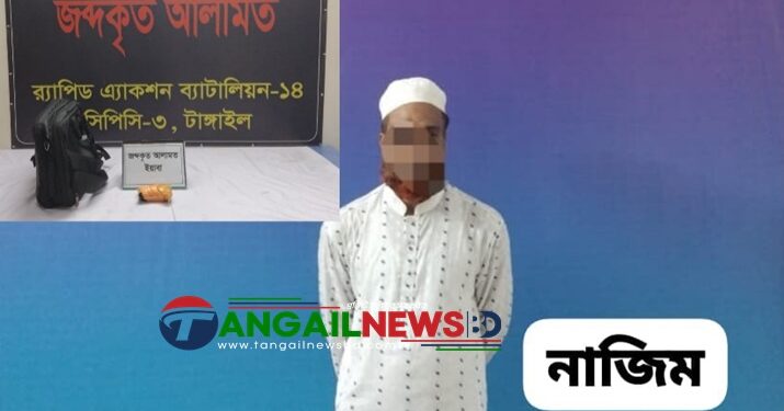 টাঙ্গাইলে এক হাজার ৯৪১ পিস ইয়াবাসহ একজন গ্রেপ্তার