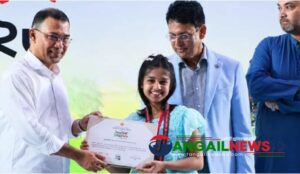 লোকগীতিতে জাতীয় পর্যায়ে প্রথম সখীপুরের অনয়া সরকার ইশা