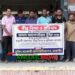 টাঙ্গাইল ঘারিন্দা রেলস্টেশনে বুকিং সহকারীদের মানববন্ধন