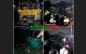 সখীপুর বেড়বাড়ীতে ট্রাক চাপায় মা-ছেলের মর্মান্তিক মৃত্যু