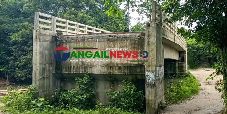 নাগরপুরে খাস ঘুনিপাড়ায় প্রায় ৪ কোটি টাকার সেতু ১৫ গ্রামের কোন কাজেই আসছে না