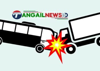 ঘাটাইলের ক্যান্টনমেন্ট মোড় বাস-পিকআপ সংঘর্ষে চালক নিহত ॥ দুইজন আহত