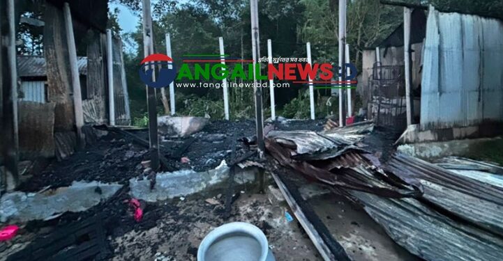 সখীপুরে দম্পতিকে ঘরে আটকে রেখে আগুন দেওয়ার অভিযোগ!