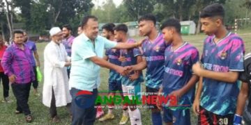 টাঙ্গাইলে ধুলটিয়া প্রিমিয়ার ফুটবল লীগের উদ্বোধন
