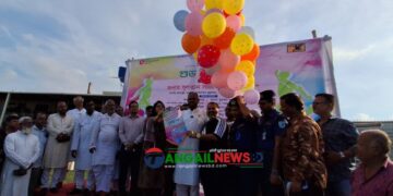 টাঙ্গাইলে জে এফ এ অনুর্ধ্ব-১৪ নারী ফুটবলের উদ্বোধন