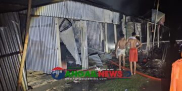 কালিহাতীতে অগ্নিকাণ্ডে পুড়ল ৬ দোকান ॥ ক্ষতি সাড়ে ১৬ লাখ টাকা