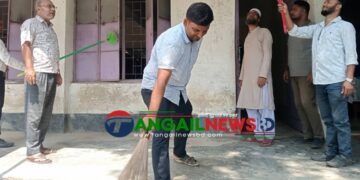 বাসাইলের সুন্না স্কুলে ডেঙ্গু প্রতিরোধ ও পরিচ্ছন্নতা অভিযান