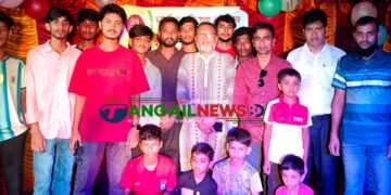ঘাটাইলে জামুরিয়া শান্তি সংঘ যুব সমাজের ১৭তম প্রতিষ্ঠাবার্ষিকী পালিত